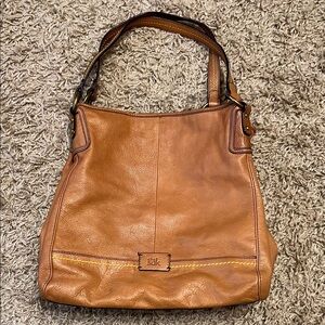 The Sak Ashbury Cognac Brown Leather
Large Shopper Top Handle Satchel Bag
